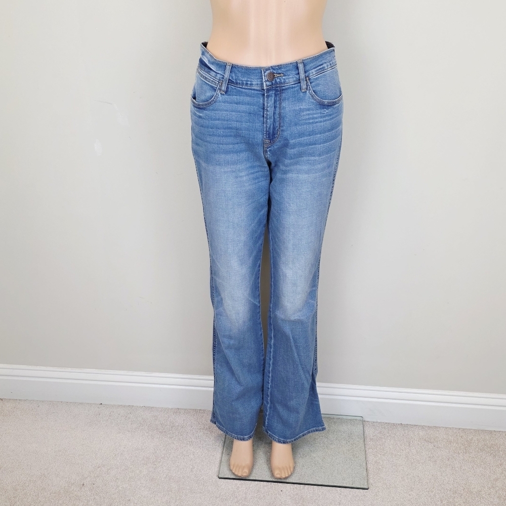 Old Navy Micro Flare Mid Rise Jeans Pants - Picture 2 of 12